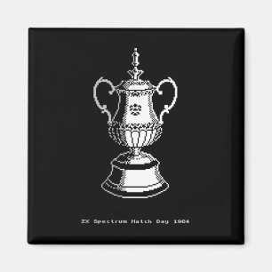 Aimant 1984 Match Day Footbyll Zx Spectrum Trophée 8-bit 