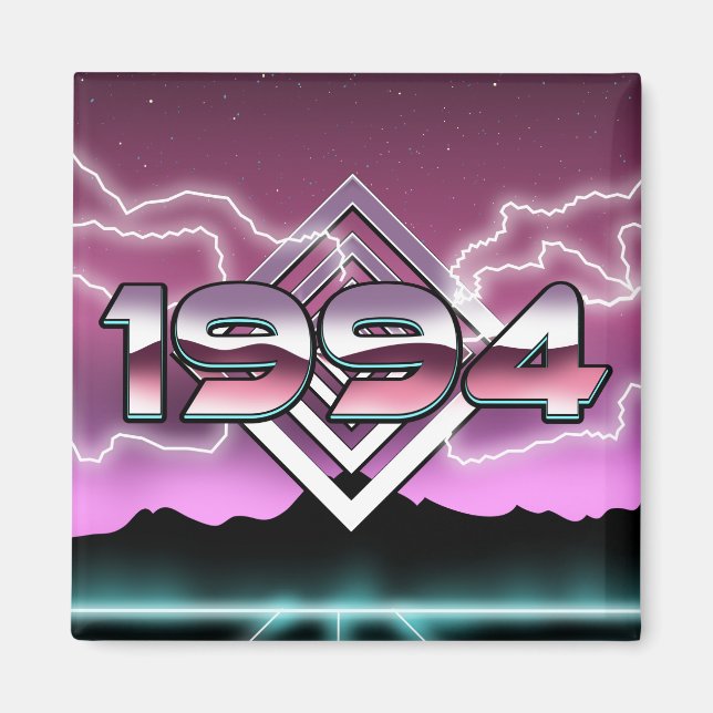 Aimant 1994 Tech noir (Devant)