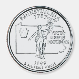 Aimant 1999 Pennsylvania State Quarter aimnet