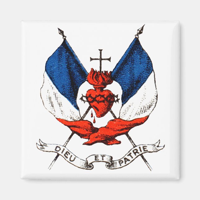 Aimant 19e C. Patriotisme français (Devant)