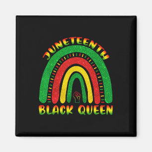 Aimant 19ème Ados noires d'Afrique américaine mignonne