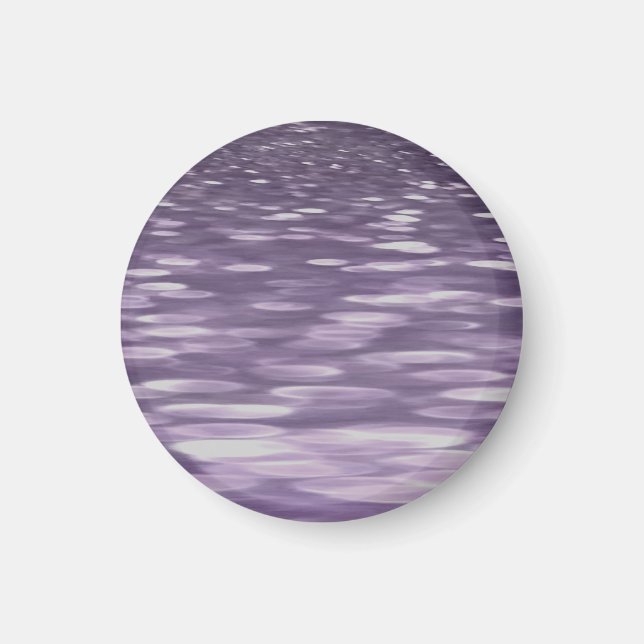 Aimant #1 abstrait : Miroitement ultra-violet (Devant)