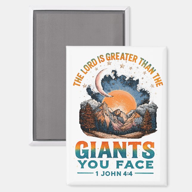 Aimant 1 Jean 4:4 (Recto/Verso)