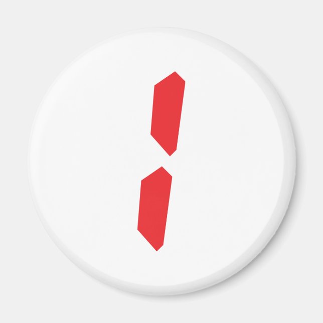 Aimant 1 réveil numérique (Devant)