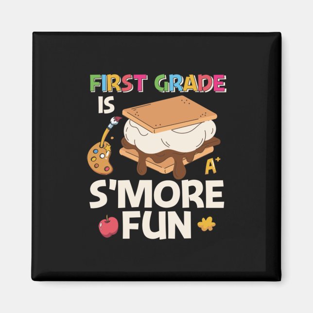Aimant 1e Grade Première Grade Is Smore Fun (Devant)