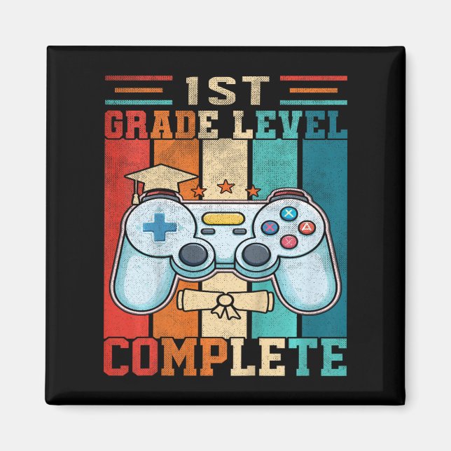 Aimant 1ère Année Jeu Complet Dernier Jour De L'École (Devant)