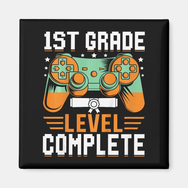 Aimant 1ère année Niveau Complet Graduation Vidéo Jeu Con (Devant)