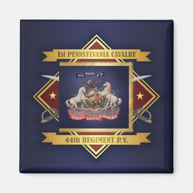 Aimant 1ère Cavalerie de Pennsylvanie (Devant)
