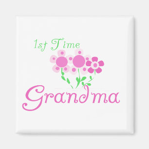 Aimant 1ère Fleurs Grandma-Rose