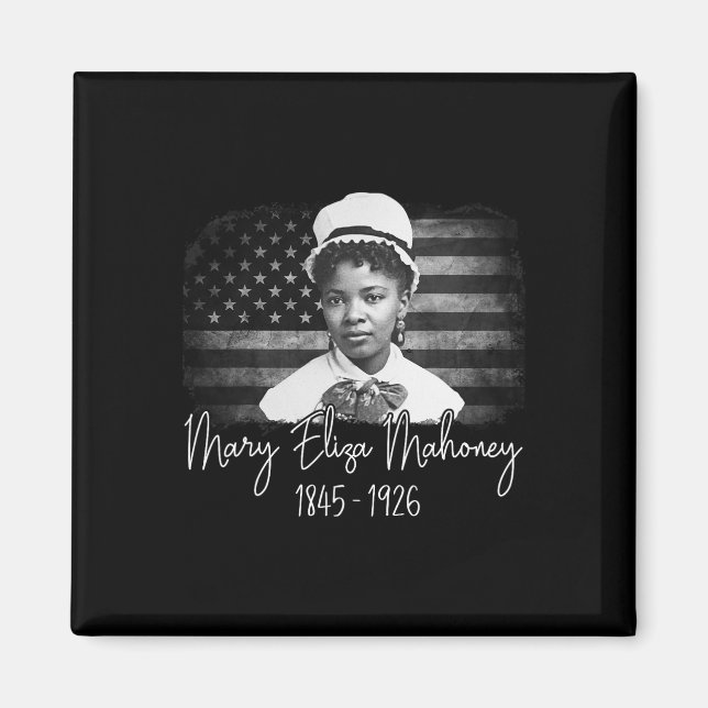 Aimant 1ère infirmière afro-américaine Mois de l'histoire (Devant)