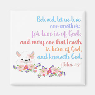 Aimant 1Jean4:7 Verset biblique