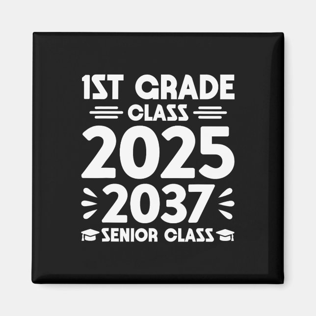 Aimant 1re année Cl de 2025 Future Senior Cl de 2037  (Devant)