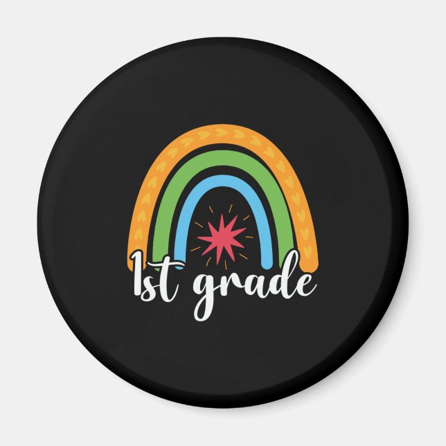 Aimant 1st Grade Rainbow Lover (Devant)