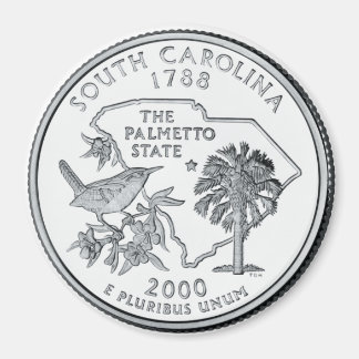 Aimant 2000 South Carolina State Quarter