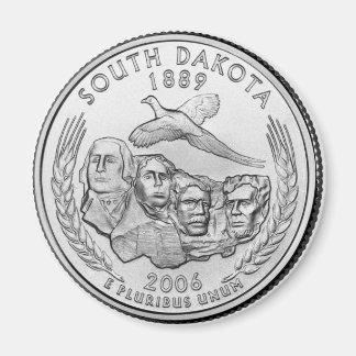 Aimant 2006 South Dakota State Quarter