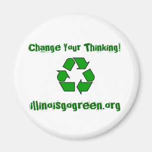 Aimant 200px-Recycle001.svg, changent votre pensée ! ,