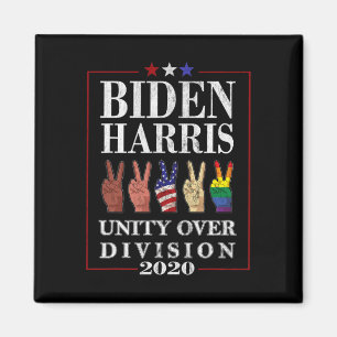 Aimant 2021 Biden Harris Unity Over Division Gift