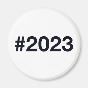 Aimant 2023 Hashtag 2 Anniversaire