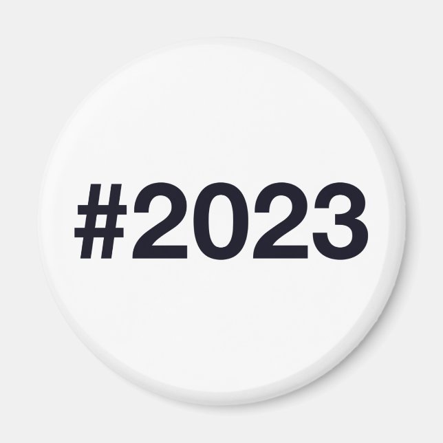 Aimant 2023 Hashtag 2 Anniversaire (Devant)