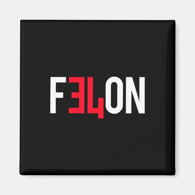 Aimant 2024 Condamné Felon &# ; Plus De Raisons De Voter  (Devant)
