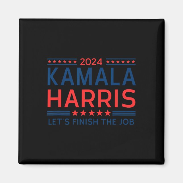Aimant 2024 Kamala Harris pour l'élection présidentielle (Devant)