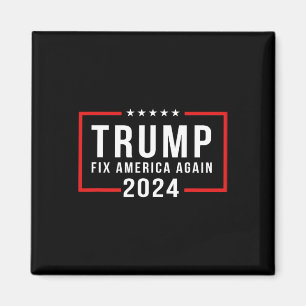Aimant 2024 Réparez l'Amérique Donald Trump 2024