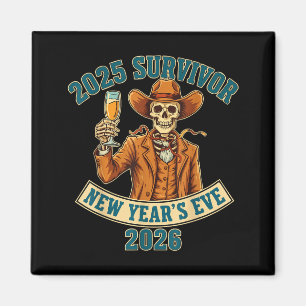 Aimant 2025 Survivor Nouvel An 2026