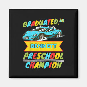 Aimant 2026 Bennett Dernier jour de maternelle personnali
