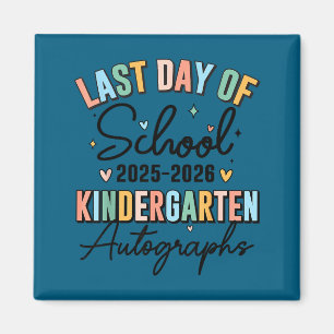 Aimant 2026 Dernier Jour Autographes Maternelle Graphisme