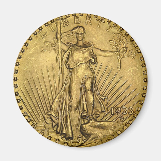 AIMANT 20 $ GOLD PIECE (Devant)