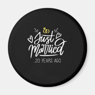 Aimant 20e anniversaire du Mariage