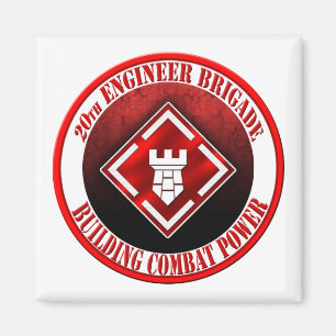 Aimant 20ème Brigade 003 d'ingénieur