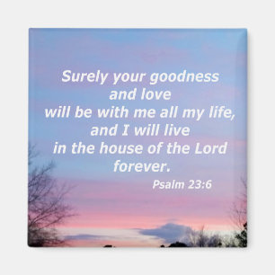 Aimant 23:6 de psaume