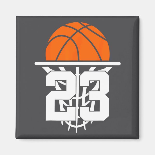 Aimant 23 Ans Basket 23e Anniversaire  (Devant)