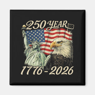 Aimant 250 Ans 1776 2026 250e Anniversaire 4 juillet