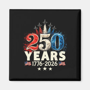 Aimant 250 Ans 1776 2026 250e Vintage 4 juillet Amérique
