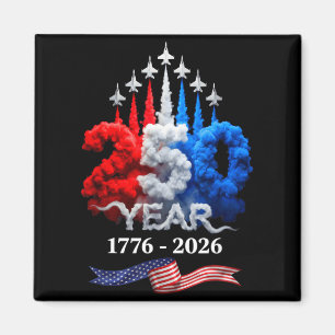 Aimant 250 Ans Américain 1776 2026 250e Anniversaire 4