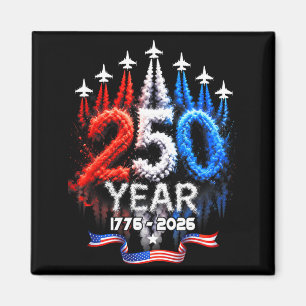 Aimant 250 Ans d'Amérique Patriotique 4 Juillet 250
