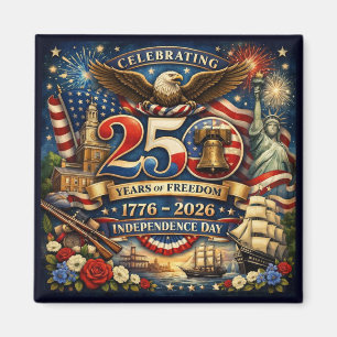 Aimant 250 Ans de Liberté (1776–2026)