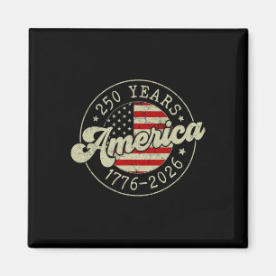 Aimant 250 Ans Drapeau Amérique États-Unis 250e Anniversa
