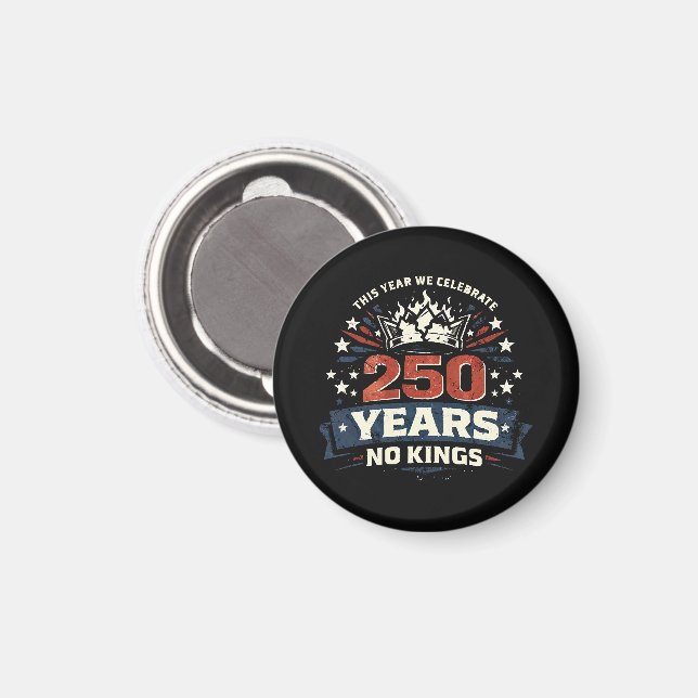 Aimant 250 Ans Pas De Rois Patriotique (Recto/Verso)