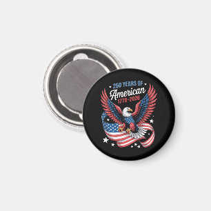 Aimant 250e anniversaire aigle patriotique États-Unis