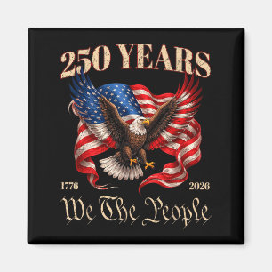 Aimant 250e anniversaire drapeau amérique 250 ans 4