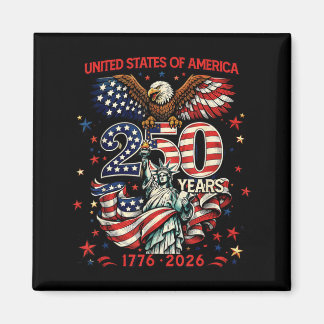 Aimant 250e anniversaire États-Unis 1776-2026 250e Indépe