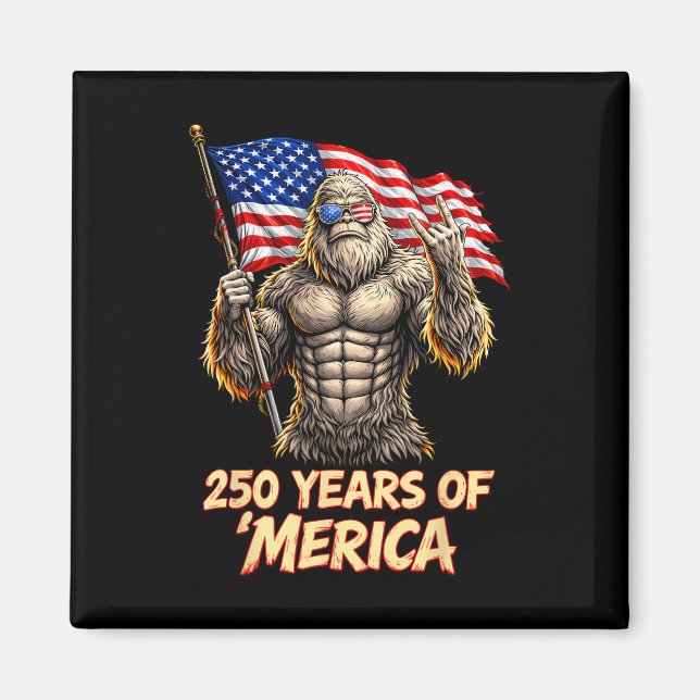 Aimant 250e anniversaire États-Unis Drapeau américain 250 (Devant)