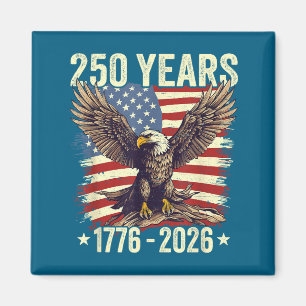 Aimant 250e anniversaire oeuvre d'art États-Unis