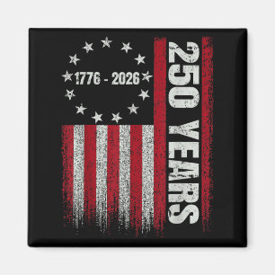 Aimant 250e anniversaire USA 250e drapeau américain patri