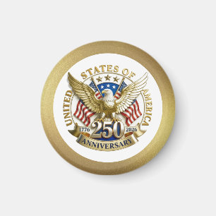 Aimant 250e anniversaire USA patriotique   1776–2026