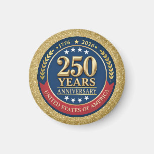Aimant 250e anniversaire USA patriotique   1776–2026