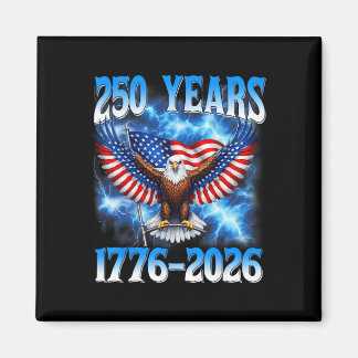 Aimant 250e anniversaire Usa Patriotique 250 ans 4 juille